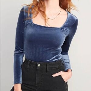 Blue Velvet Bodysuit